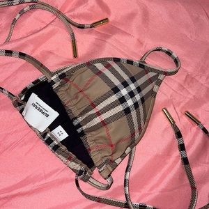 AUTHENTIC Burberry bikini top 🤎